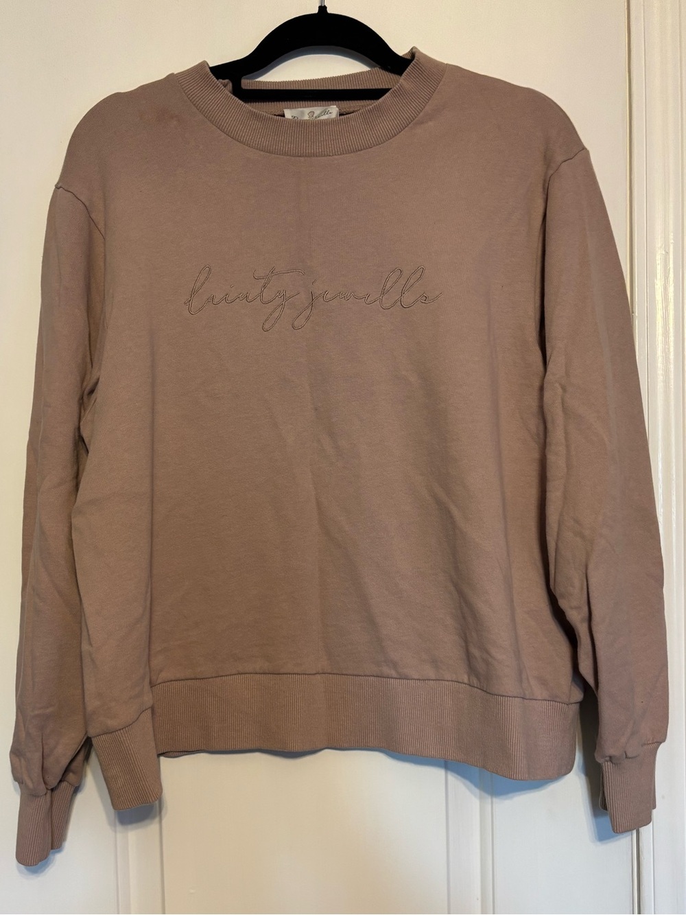 Dainty Jewells Crewneck Sweatshirt in Mauve Taupe